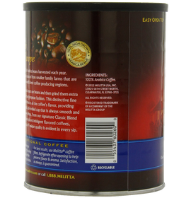 Melitta Coffee Classic Blend Ground Medium Roast